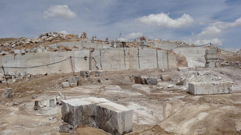 Silver Travertine Quarry